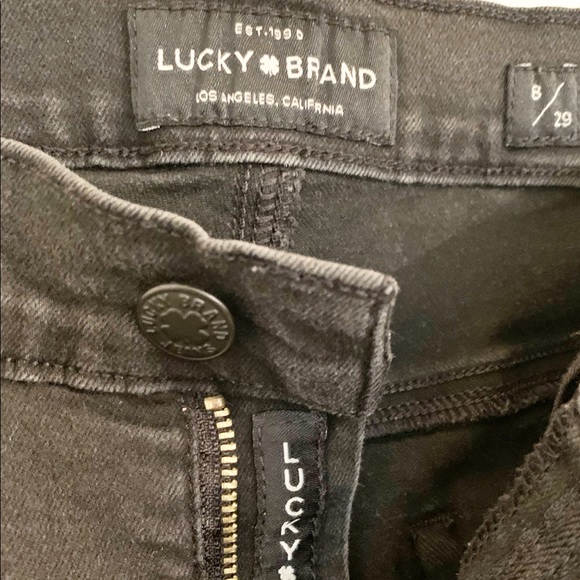 Lucky Brand Black Skinny Jeans Brooke Leggings Size 8/29 - Picture 2 of 4
